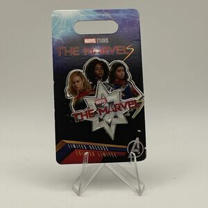 Disney Pin The Marvels LR Pin Captain Marvel Ms. Marvel Monica Rambeau Pin